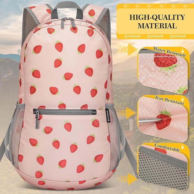 ZOMAKE Ultra Lightweight Hiking Backpack 20L, Packable Small Backpacks Water - Image 3
