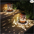 2 Pack Solar Butterfly Lanterns Outdoor Hanging Decor Lantern, Waterproof by AITENISEN