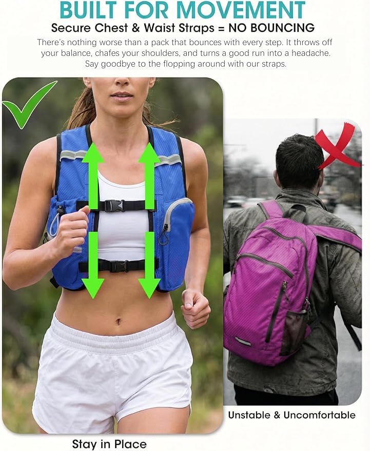Foldable Small Hiking Backpack - Image 3