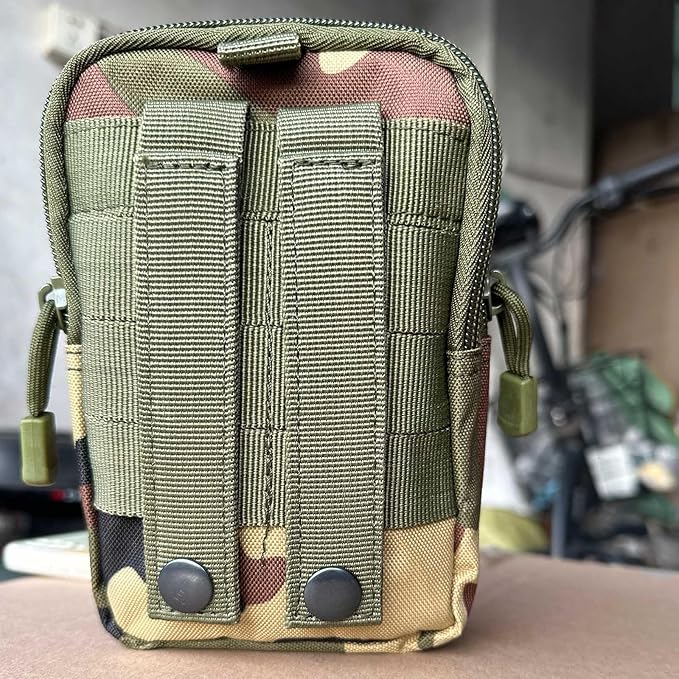 Belt Pouch, Tactical Molle Phone Pouch EDC Utility Pouches Waist Bag, Small - Image 7