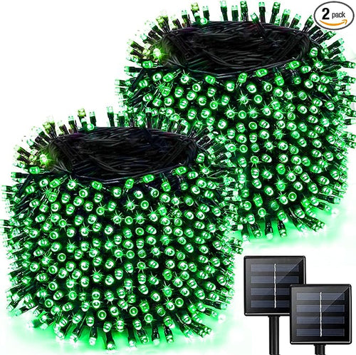 2 Pack 480 LED Solar Chrismas Lights Outdoor, Solar String Lights by Albelt
