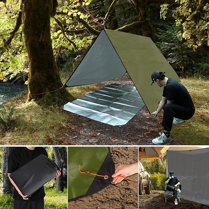 RedSwing 6 Pack Heavy Duty Waterproof Emergency Thermal Tarp, Insulated - Image 9