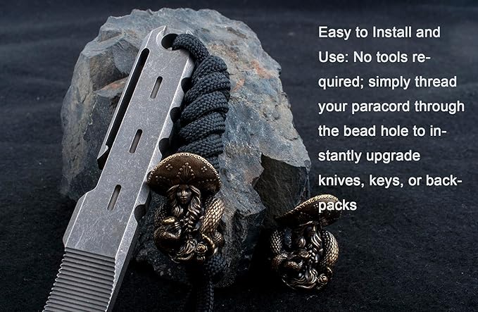 Paracord Beads with Hole for Crafting Survival Knife Lanyard Keychains - Image 8