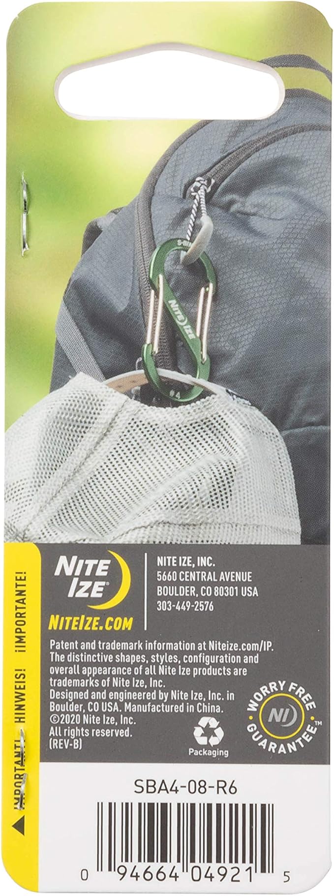 Nite IZE S-Biner Dual Carabiner Aluminum - Image 9