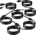 Eversimpleinc Black Outdoor Extension Cord by EversimpleInc