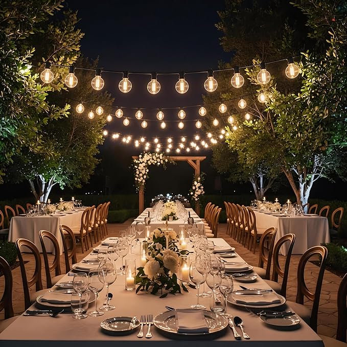 RTTY Outdoor String Lights 100 FT, Patio Light - Image 9