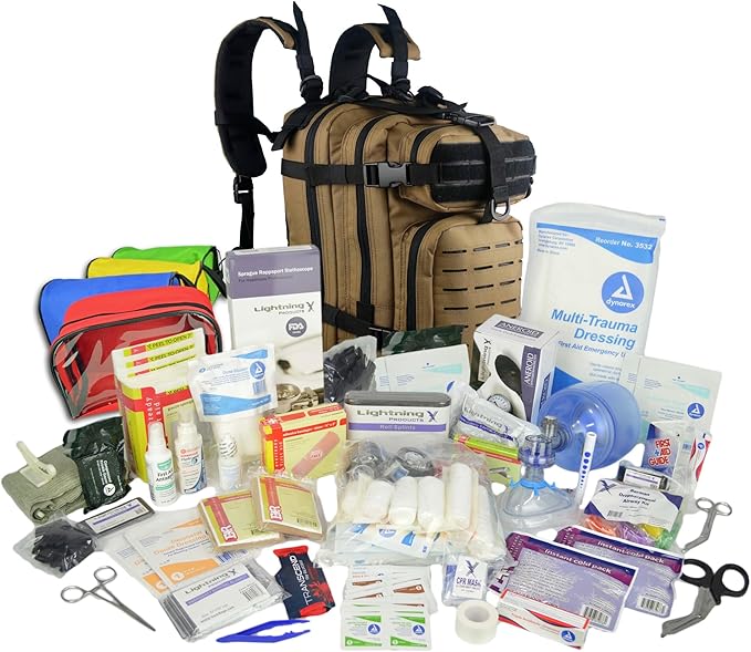 Lightning X Stocked EMS/EMT Trauma & Bleeding First Aid Responder Medical Back - Image 4