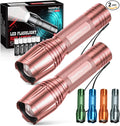 WdtPro LED Flashlight High Lumens SR2000 Pro, 2 Pack Brighter Tactical by WdtPro