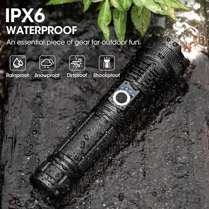 Rechargeable 99, 000 High Lumens Flashlight - Image 6