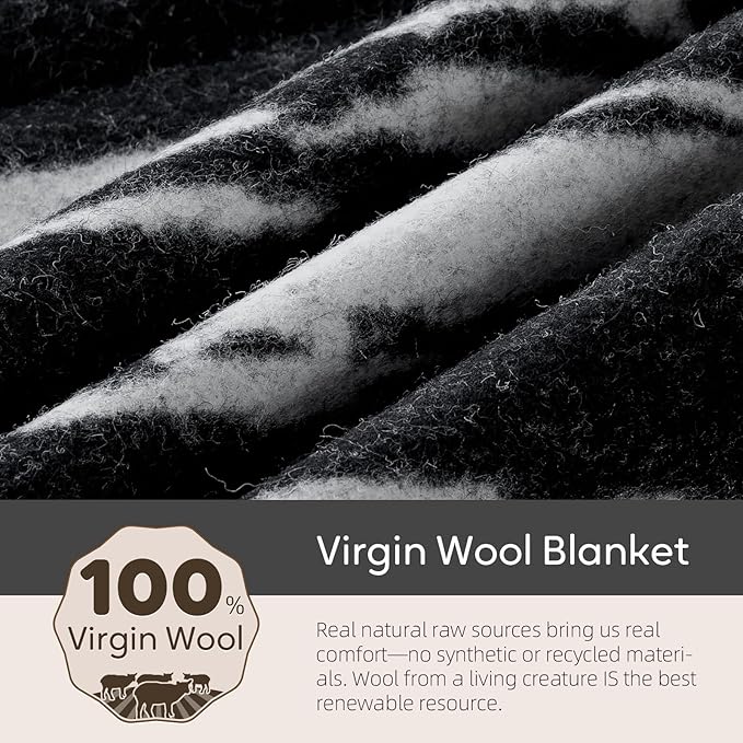Molithe 100% Wool Blanket, Military Wool Blanket, Sporting Events, Survival Kits - Image 4