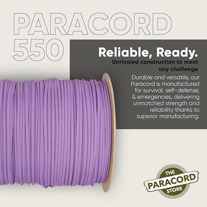 The Paracord Store | Type III 550 Paracord - 1000 FT Spool - Image 3