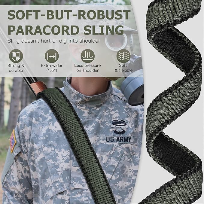 VVAAGG Two-Point Paracord Rifle Sling - Image 6
