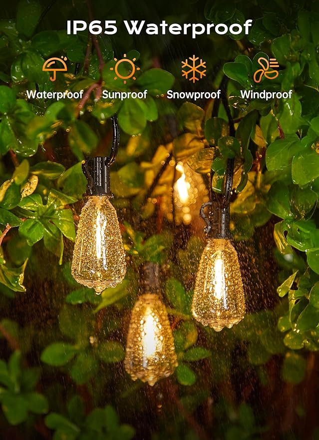 Minetom 152FT Outdoor String Lights - Image 3