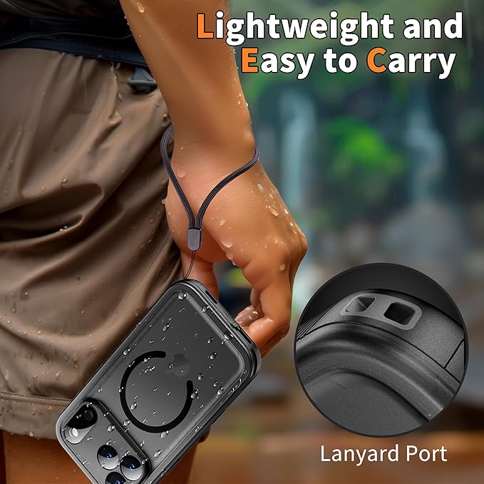 Cozycase for iPhone 17 Pro Waterproof Case Full-Body Bumper Shockproof - Image 8