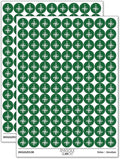 Compass Rose Nautical Star Navigation Map 200+ Round Stickers by Sniggle+Sloth