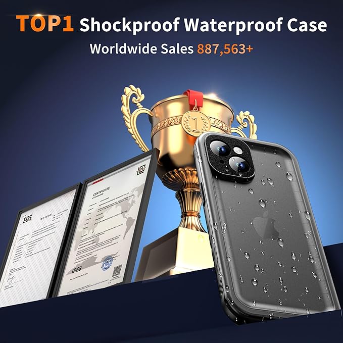 Cozycase for iPhone 15 Plus Waterproof Shockproof Dustproof Case - Image 10