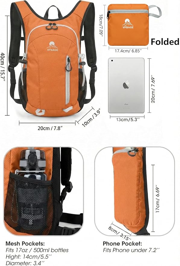 Foldable Small Hiking Backpack - Image 5