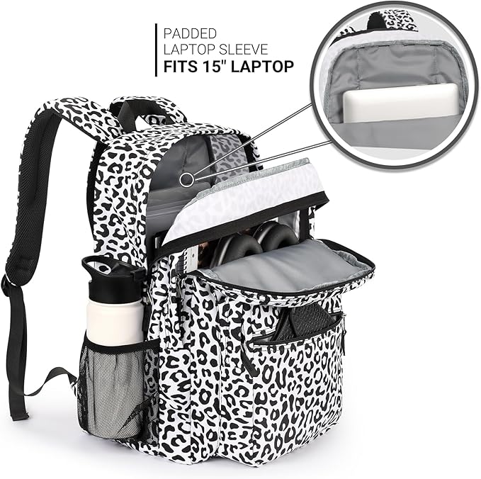 ZORFIN 26L Backpack for College, and Travel: Water Resistant Bookbag - Image 4
