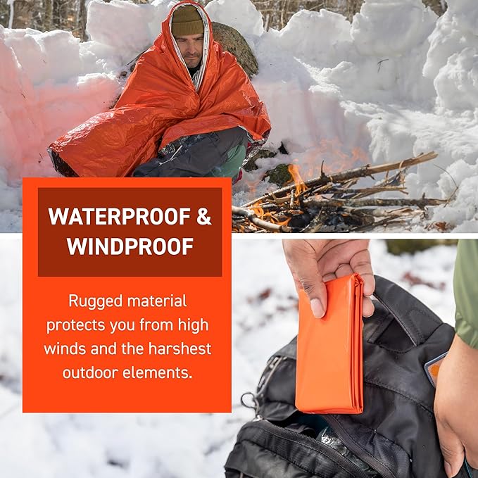 Survive Outdoors Longer 90% Heat Reflective Emergency Blanket - Image 5