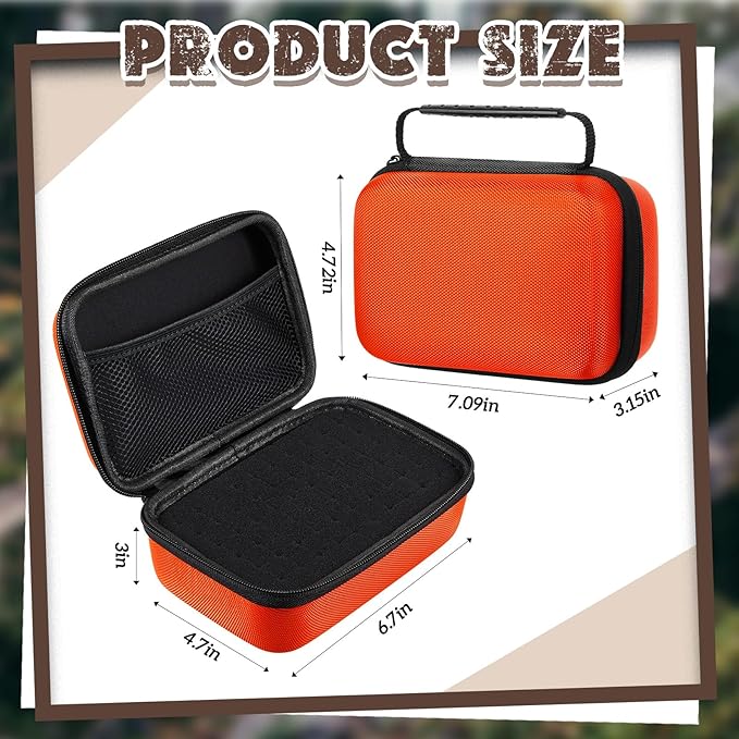 Relaxweex EVA Hard Case with Customizable Foam 7.1 x 4.7 x 3.1 Inch Protective - Image 2