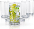 Zulay Kitchen Plastic Drinking Glasses – 24oz Acrylic Shatterproof Water Cups by ZulayKitchen