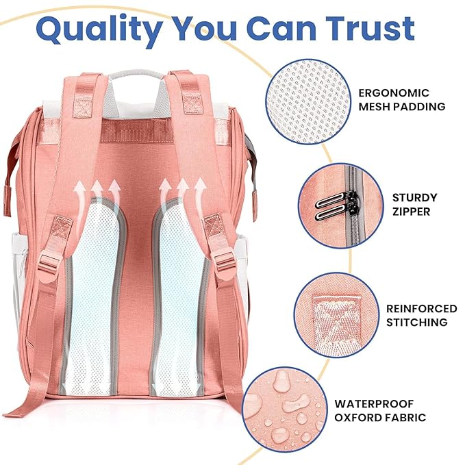 PILLANI Baby Diaper Bag Backpack - Image 6