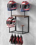 Motorcycle Helmet Holder Wall Mount, Helmet Rack by NANAGIFTREE
