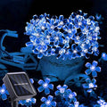 ITICdecor Outdoor Solar Flower String Lights Waterproof 50 LED Fairy Light by ITICdecor