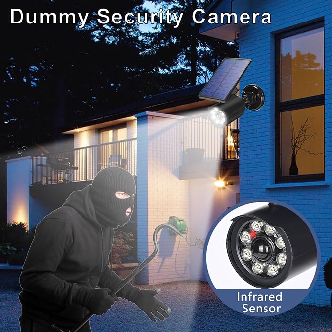 Solar Lights Outdoor Motion Sensor Flood Lights 2000LM IP67 Waterproof Security - Image 2