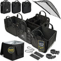 Trunk Organizer 5-Section Modular XL Car Storage System – Extra Large Cargo by DURABLEZ