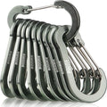 Booms Fishing CC5 Multi-Use Carabiner Clips, 10 Pack 2.3"/ 3.1" Caribeener Clips by BoomsFishing