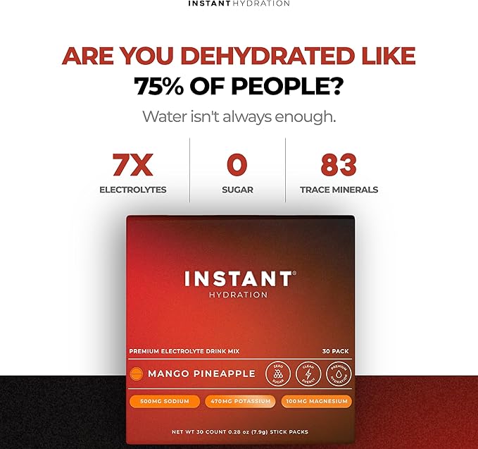 Instant Hydration Electrolytes Powder Packets - Image 2