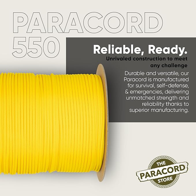 The Paracord Store | Type III 550 Paracord - 1000 FT Spool - Image 3