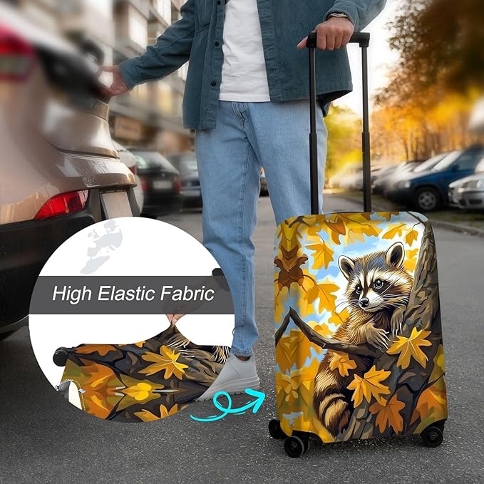 Luggage Cover Protector for 26-28 Inch Suitcases, TSA Approved Elastic Travel - Image 4