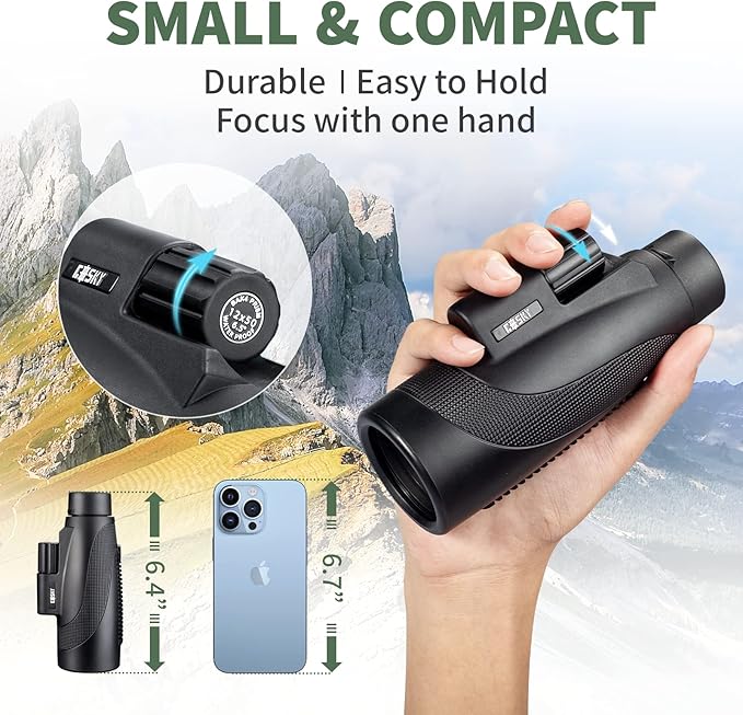 Gosky Titan 12X50 Monocular Telescope - Image 2