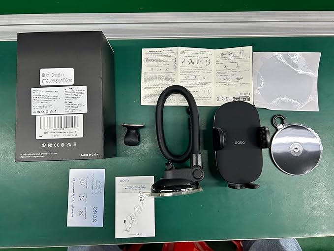 OQTIQ 13" Gooseneck Car Phone Mount – Windshield & Dashboard Holder - Image 11