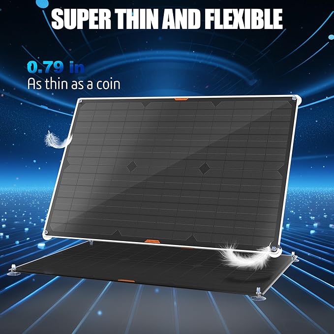 OYMSAE 20W 12V Solar Panel Car Battery Charger Portable Waterproof Power - Image 5