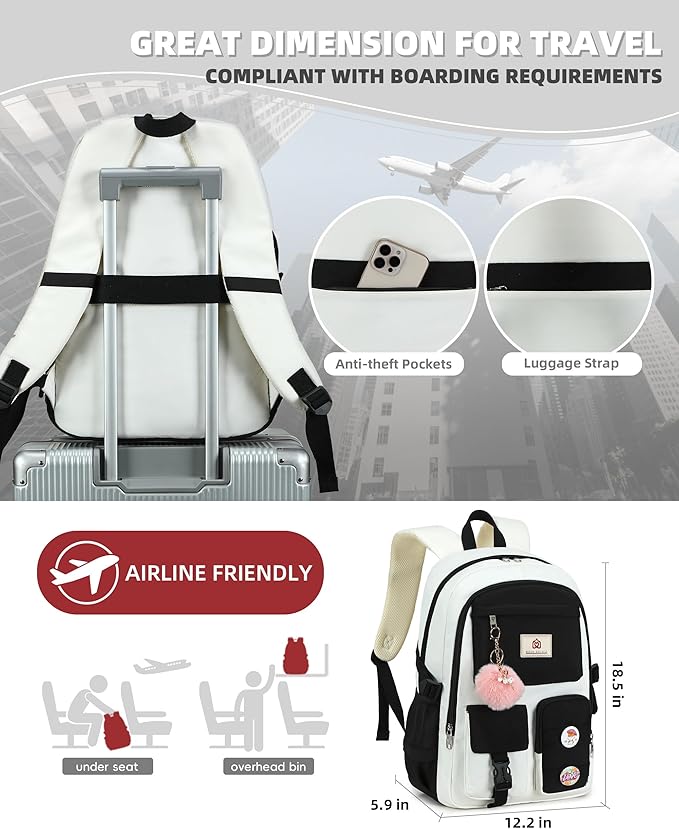 Hidds Laptop Backpacks 15.6 Inch School Bag Elementary Middle High College - Image 5