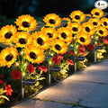 ostritec Sunflower Solar Lights Outdoor Decor, 4 Pack Solar Garden Decor 24 by OSTRITEC