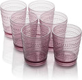 Santa Fe Plum Set of 6 Premium Acrylic DOF Glasses 16 oz – Unbreakable Drinkware by CERTIFIEDINTERNATIONAL