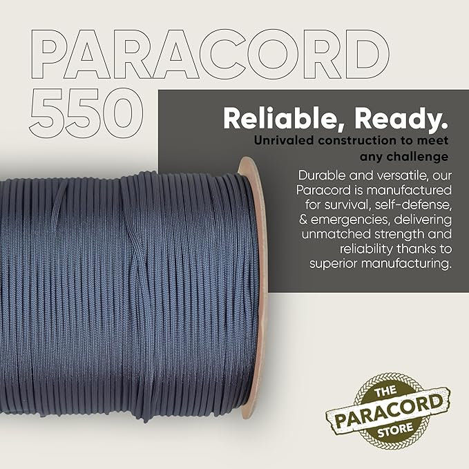 The Paracord Store | Type III 550 Paracord - 250 FT Spool - Image 3