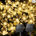 Brightown 2 Pack Total 52FT 120 LED Solar String Lights Flower Outdoor by Brightown