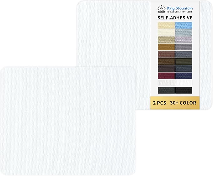 KING MOUNTAIN Canvas Repair Patch 9 x11 Inch 2 Pcs Self-Adhesive Waterproof by ForABetterHomeLife