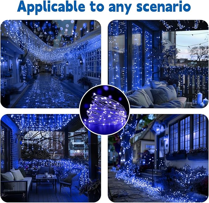 HXWEIYE Rechargeable Fairy Lights - Image 8