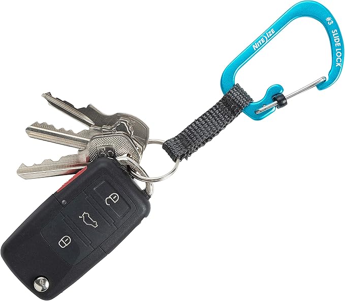 Nite Ize SlideLock Key Ring, Locking Carabiner Key Chain - Image 5