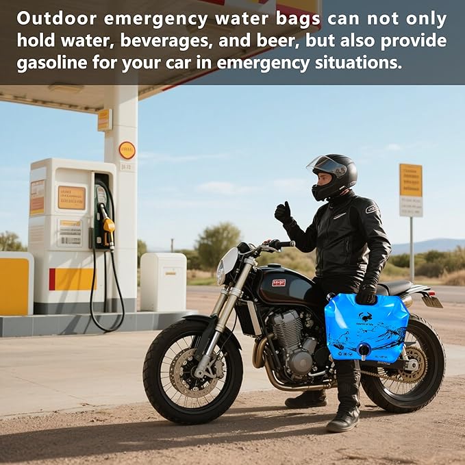 Collapsible 8L Water Storage Bag, BPA-Free Portable Folding Water Jug - Image 8