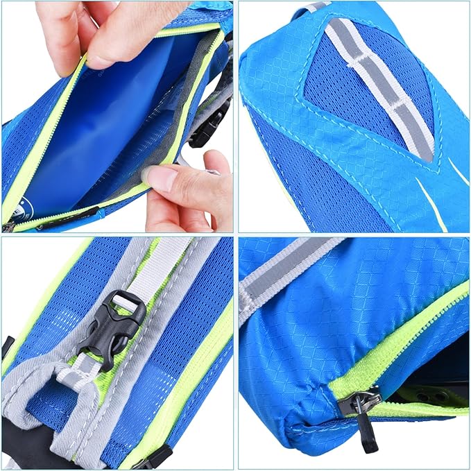Azarxis TPU Soft Flask Collapsible Water Bottle Running Folding Gel Water - Image 6