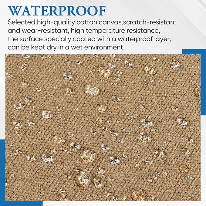 Canvas Repair Patch 5.5 x 8 Inches 6Pcs Self-Adhesive Waterproof Canvas Patch - Image 2
