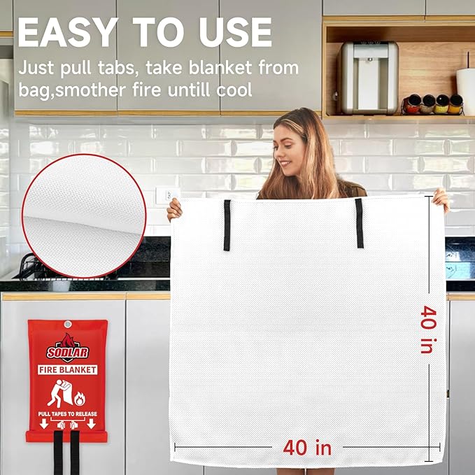 Fire Blanket Emergency for Home Kitchen - Image 6
