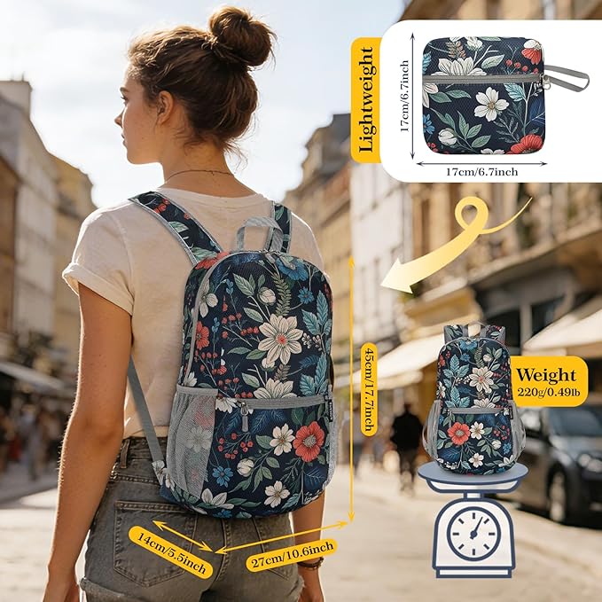 ZOMAKE Ultra Lightweight Hiking Backpack 20L, Packable Small Backpacks Water - Image 2